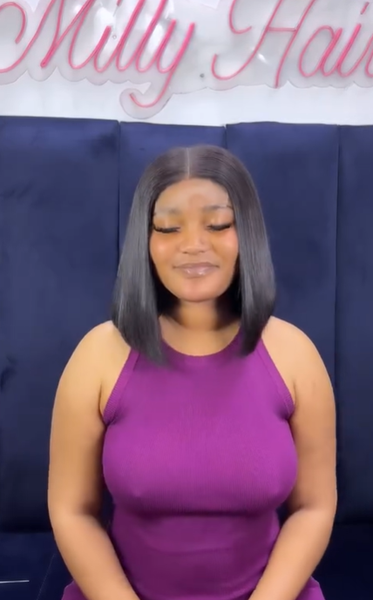 wig brunette short