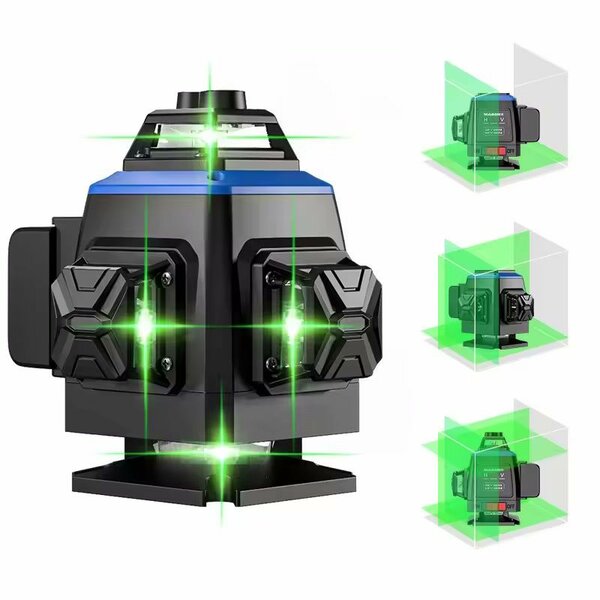 Faisceau laser 16 Lignes Vertes 4D auto nivellement