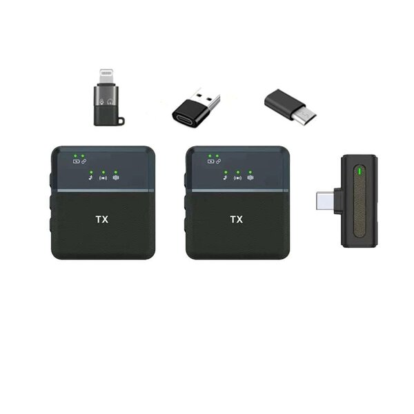 Microphone Lavalier 2 en 1
