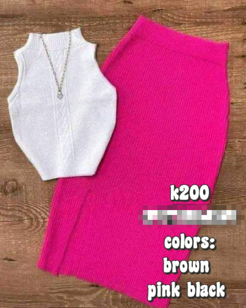 top and skirt