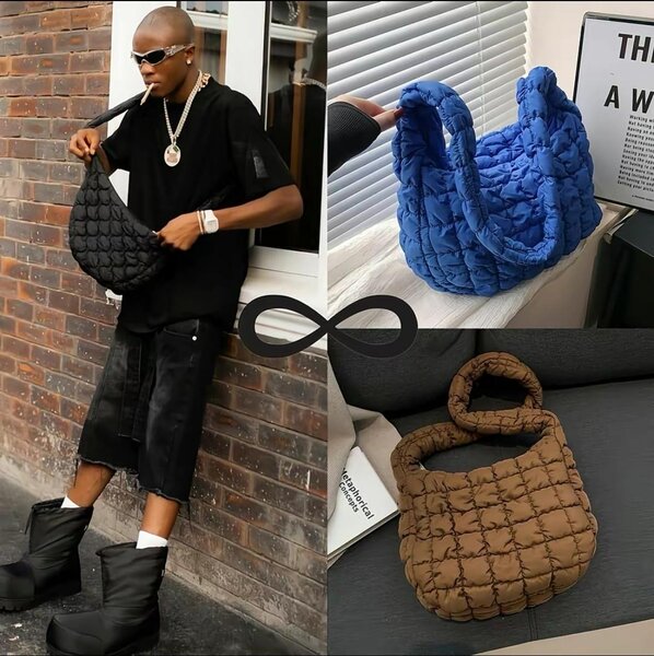 Sac fourre-tout texturé tendance