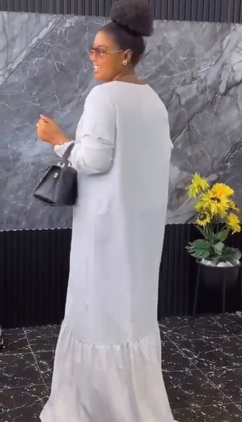 White long dress