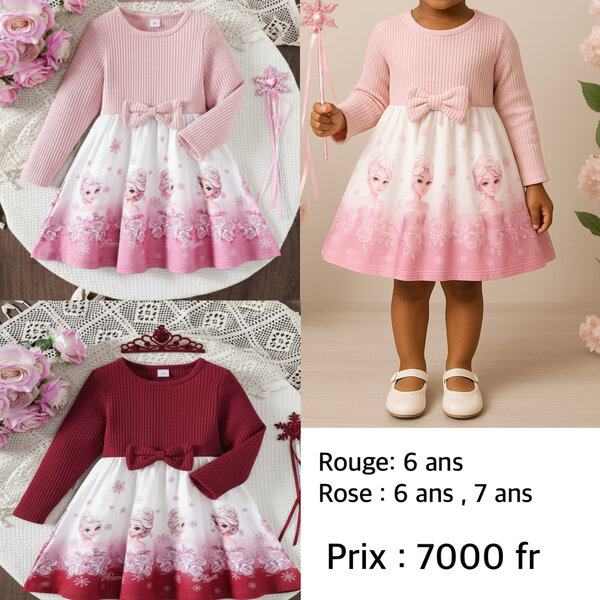 Robe Enfant Imprimé Fleurs