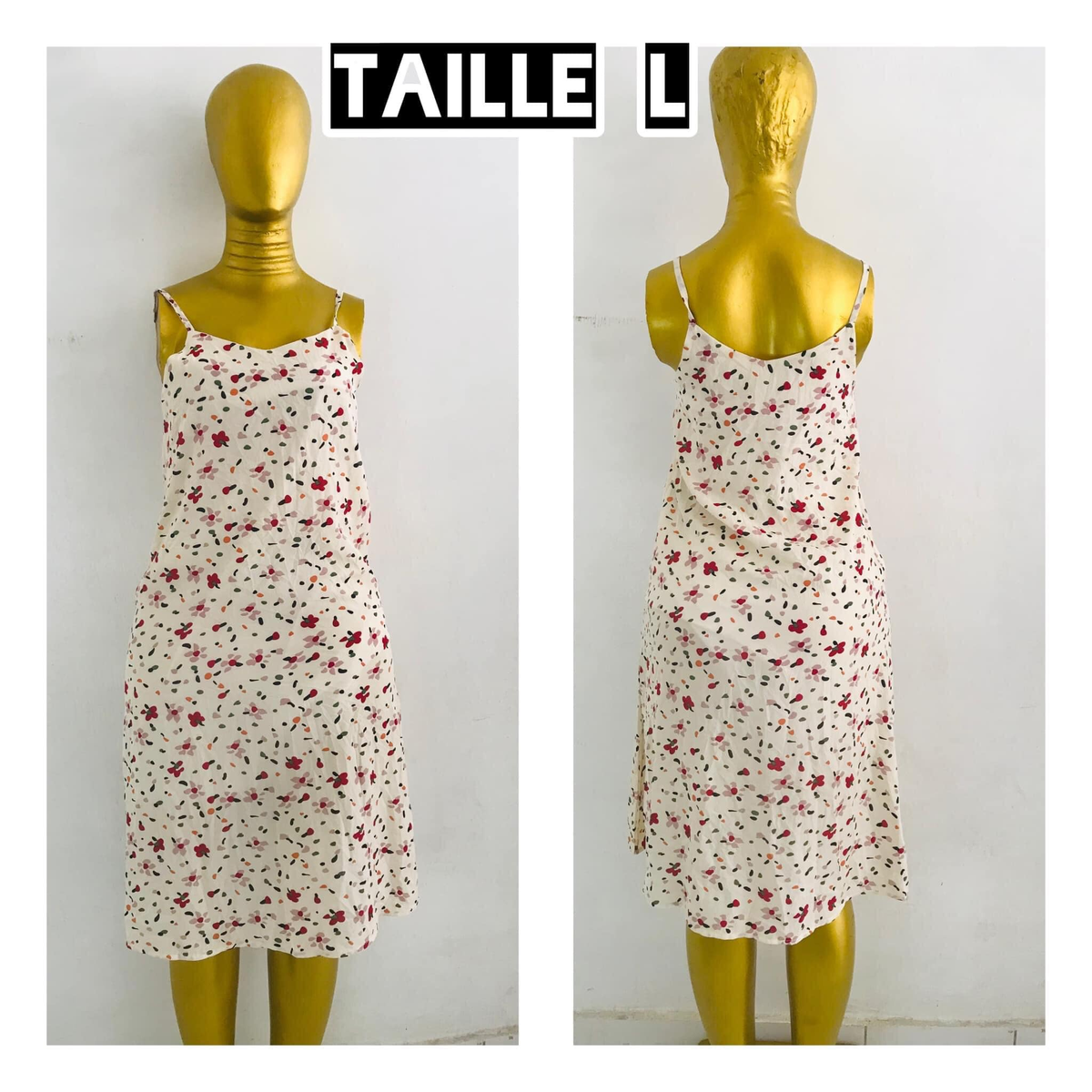 Robe blanc rouge