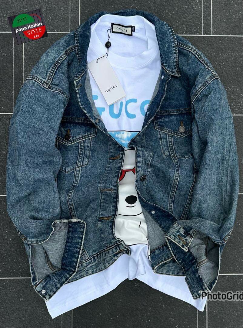 Veste en jean élégante Gucci