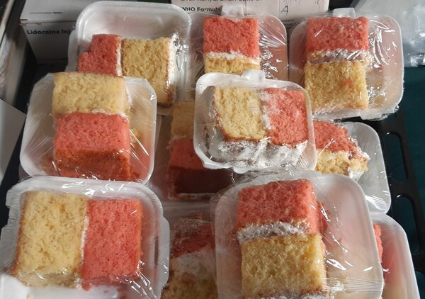 Cake slices