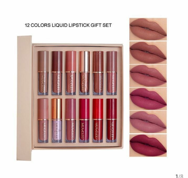 Coffret de  12 rouges à lèvres