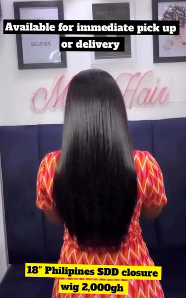wig brunette long