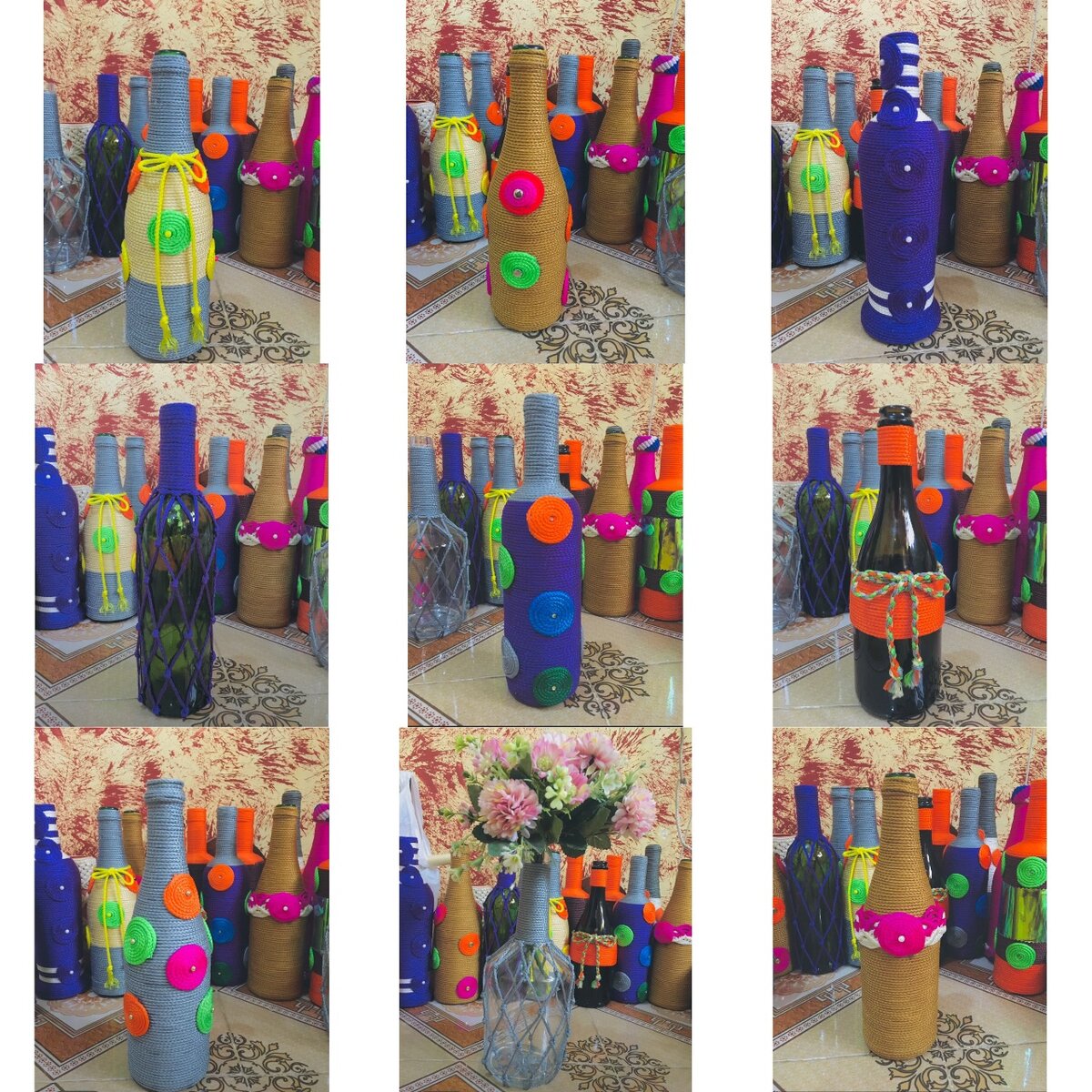 Bottle Flower vase