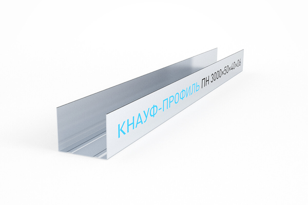 Направляющий пр стеновой “KNAUF” (50х40) 0,6мм