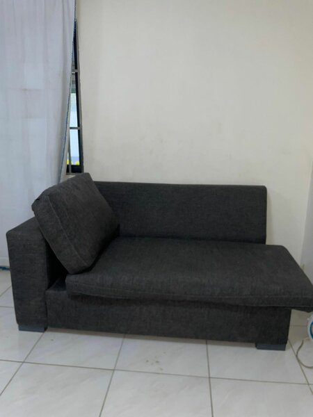 L-shaped couch