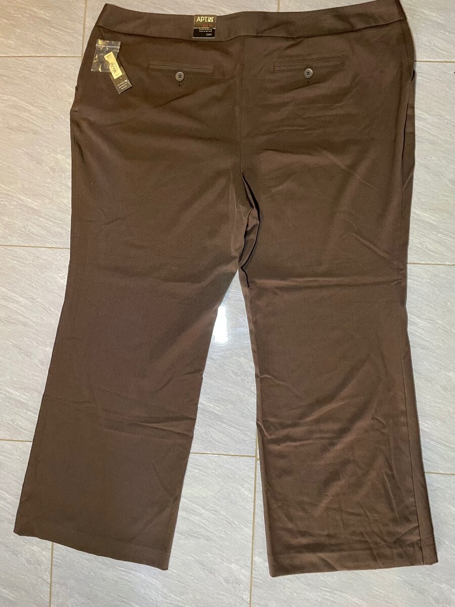 Brown Cropped Trousers