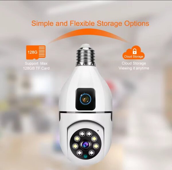 Caméra WiFi 8MP avec contrôle APP