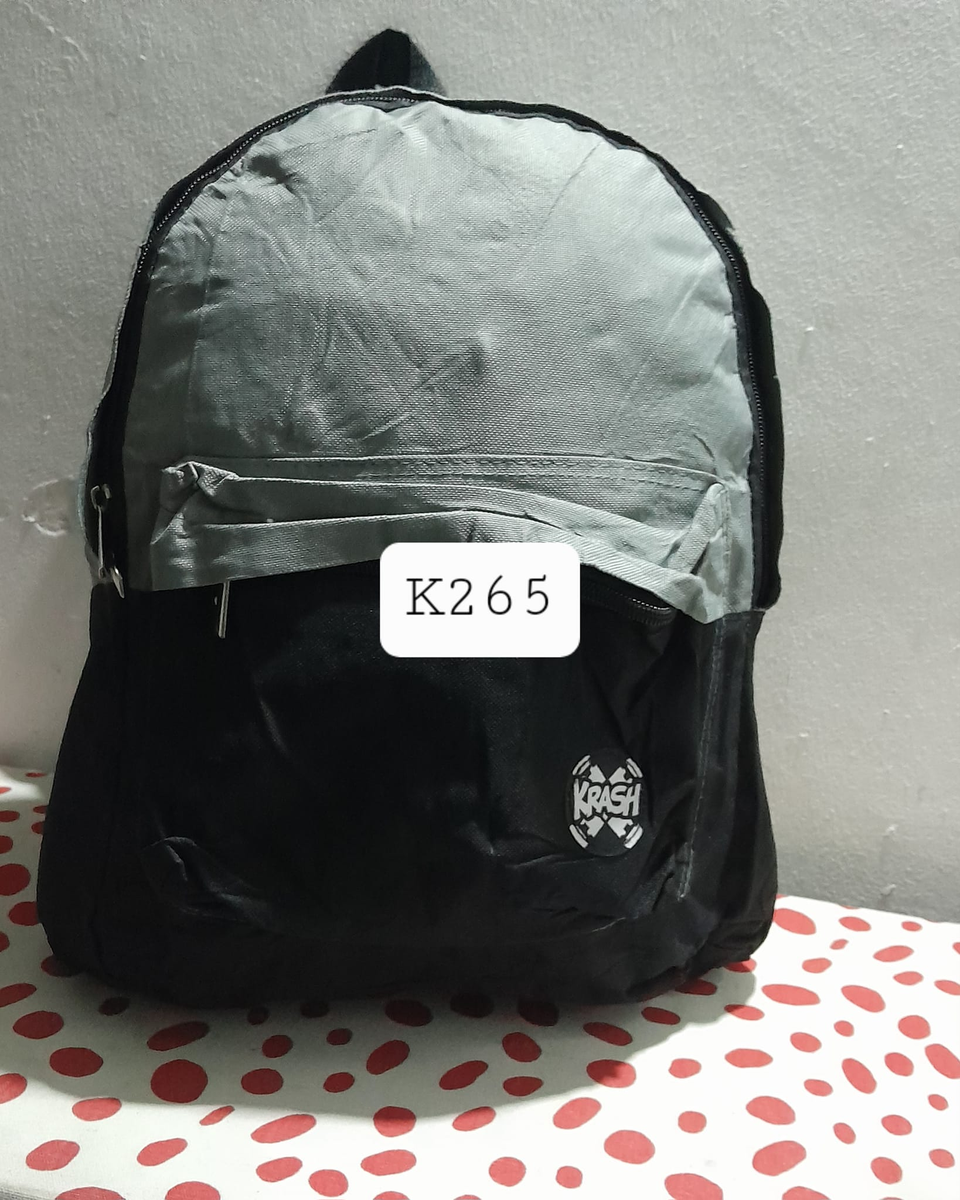Sac gris noir