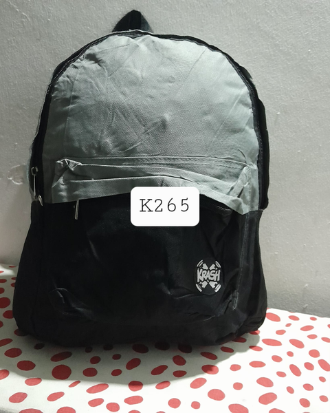 Sac gris noir