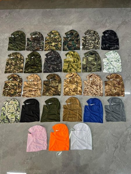 Cagoule thermique camouflage