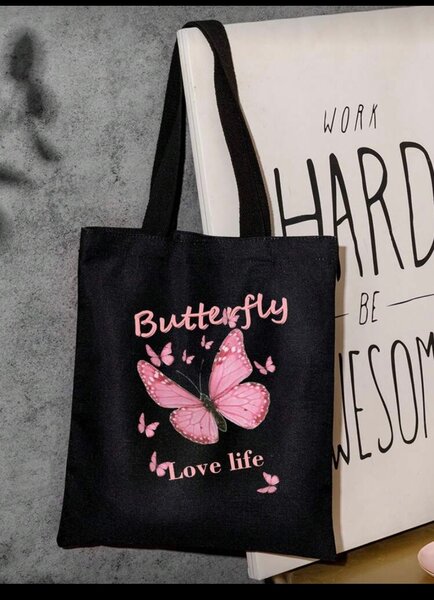 Sac cabas papillon "Love Life"