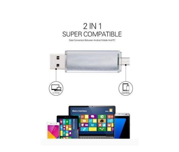 Clé USB OTG 128GO 3-en-1