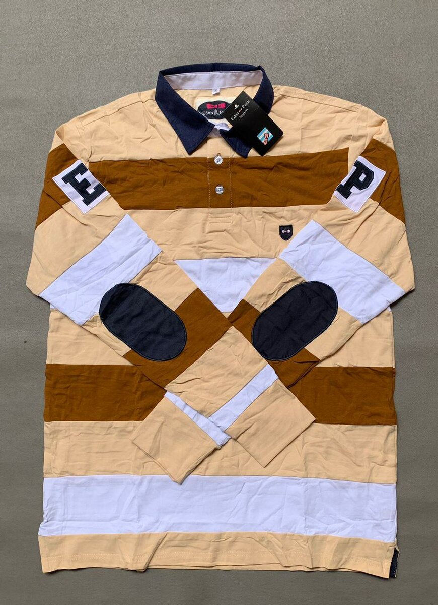 Polo Rugby à Rayures Homme