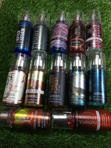 Perfumes and body splashes