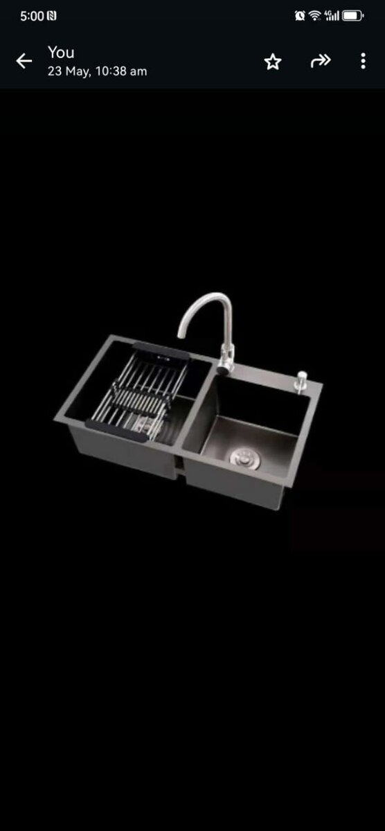 Armless sink