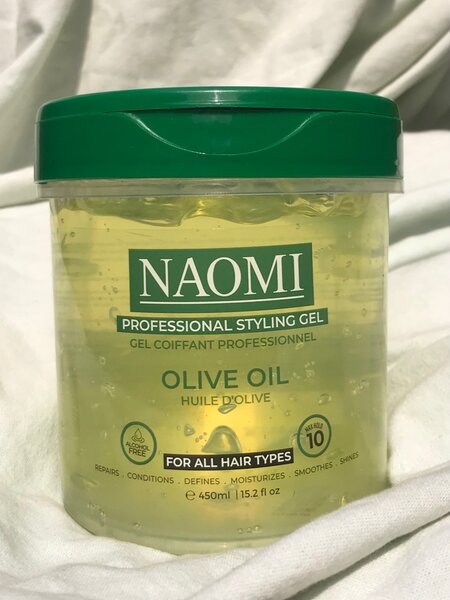 Gel placage de cheveux huile Olive  Naomi