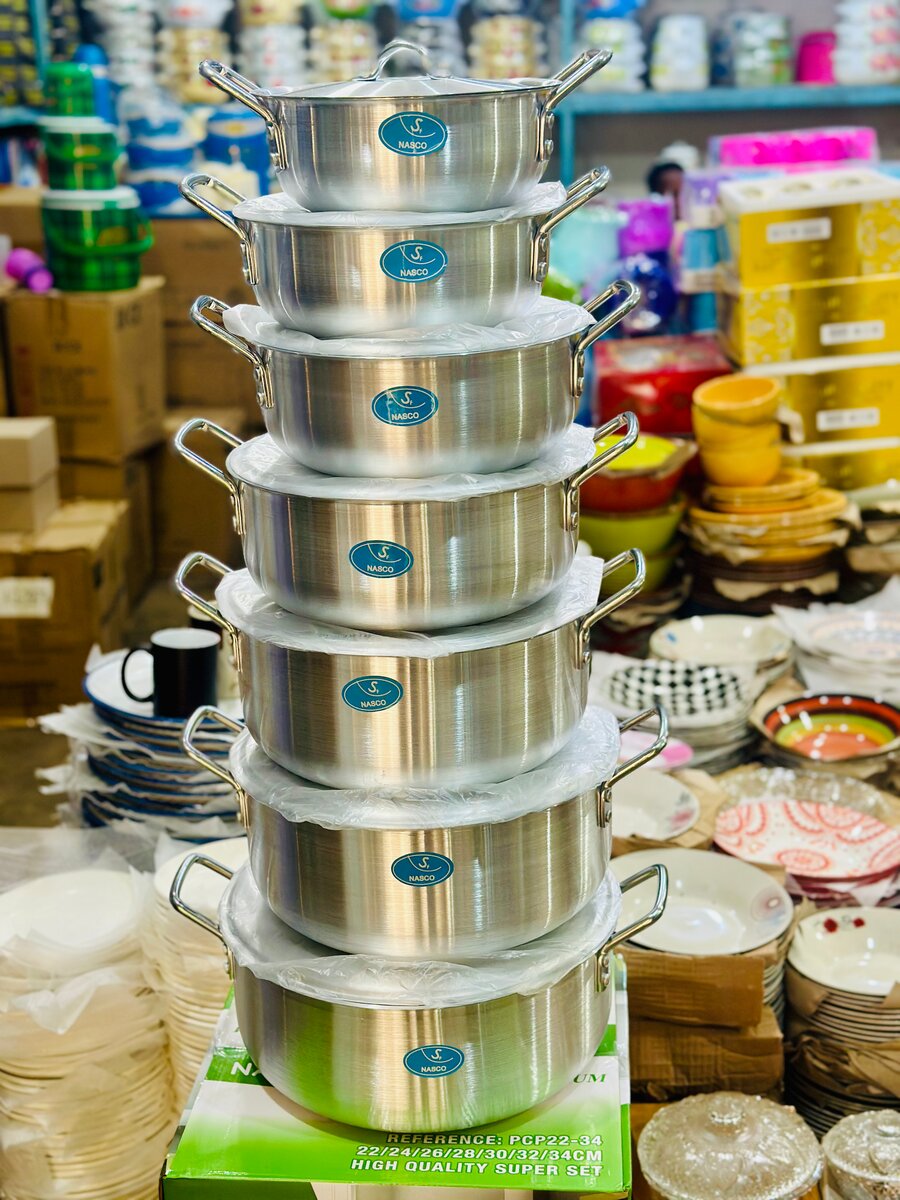 Casseroles Nasco 7 pièces 