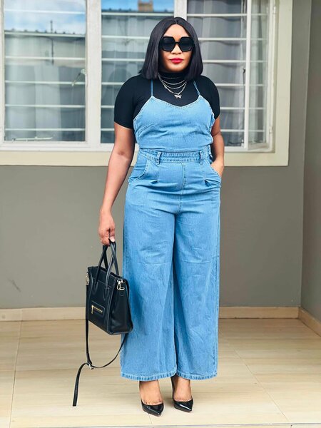Denim jumpsuits