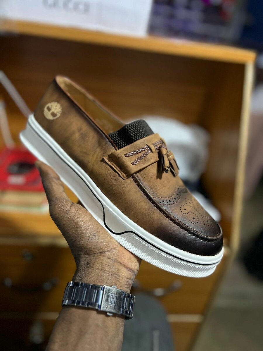 Mocassins en cuir élégants