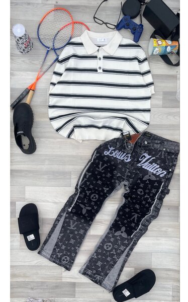 Pantalon en denim tendance