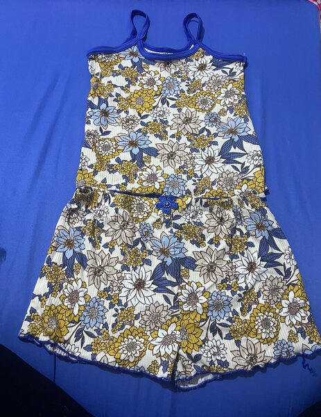 Pyjama d'été fleuri pour femmes
