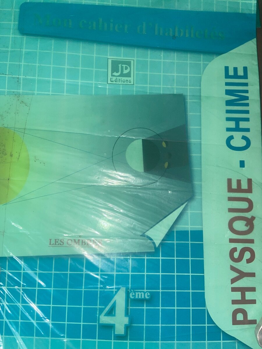 Physique chimie cahier