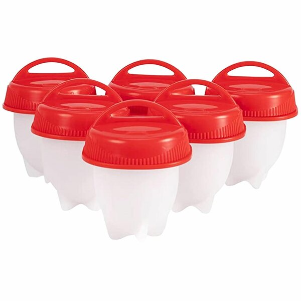 4 cuisseurs à œufs en silicone