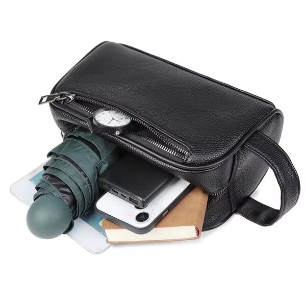 Trousse de toilette cuir chic