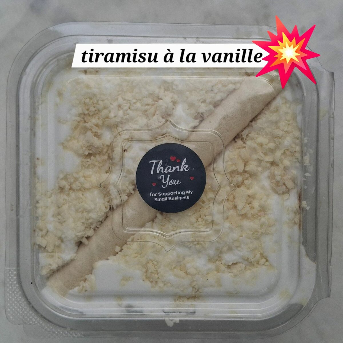 Tiramisu à la vanille