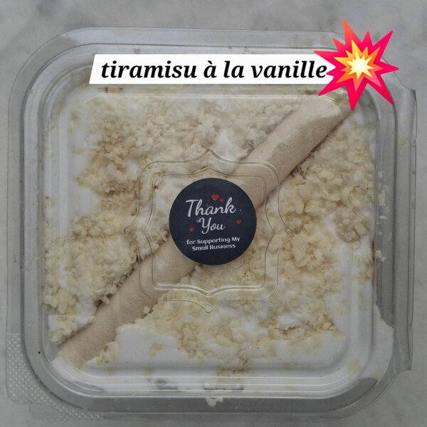 Tiramisu à la vanille