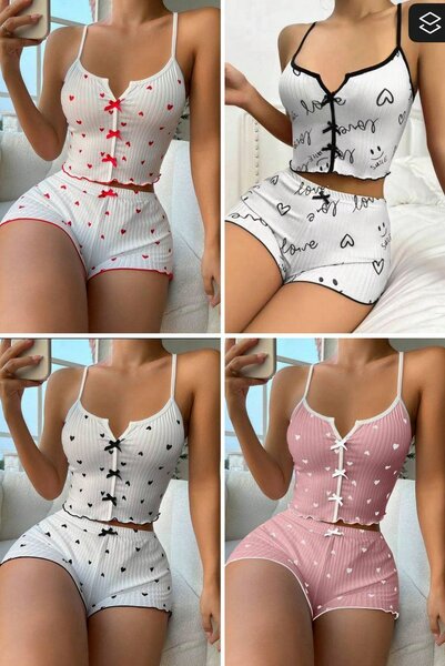 Pyjama Femme Coton Imprimé