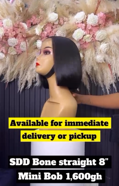 wig brunette short