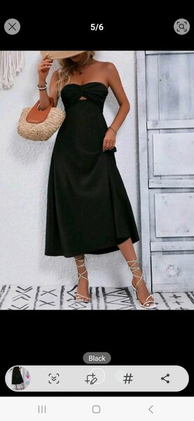 Strapless dress