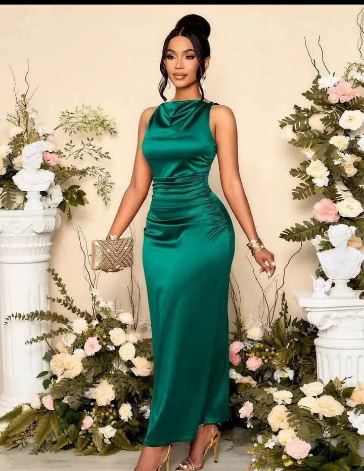 Robe de Soirée Satin Élégant