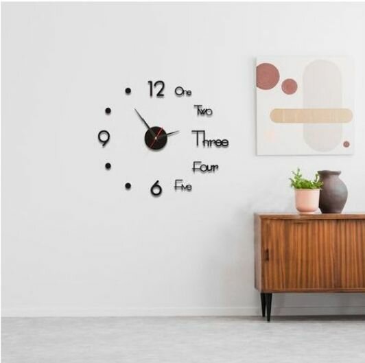 Horloge Murale Bricolage 3D - 40 cm