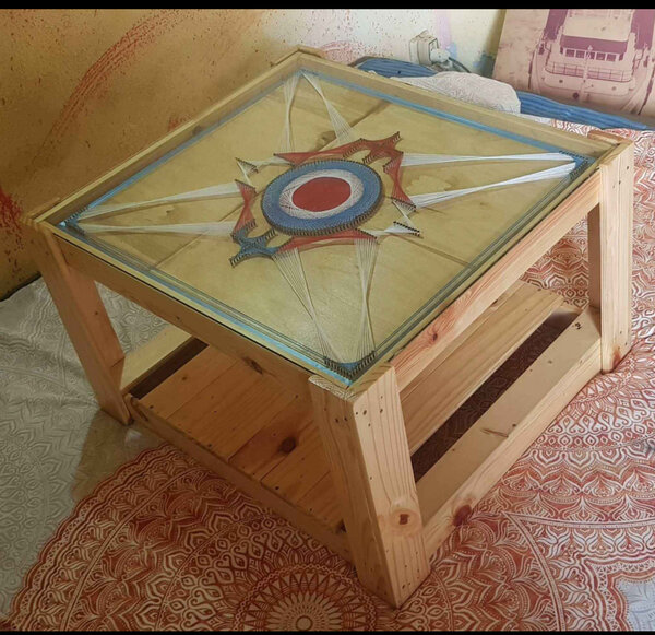 Table basse artisanale design