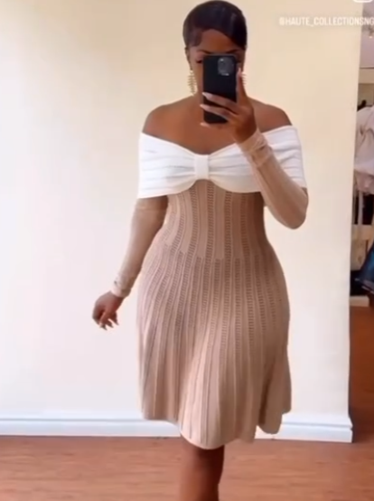 Knitted dress
