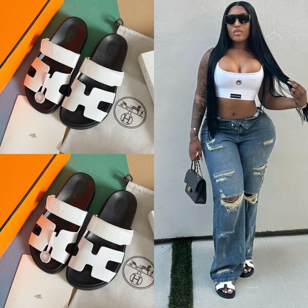 Hermes slippers