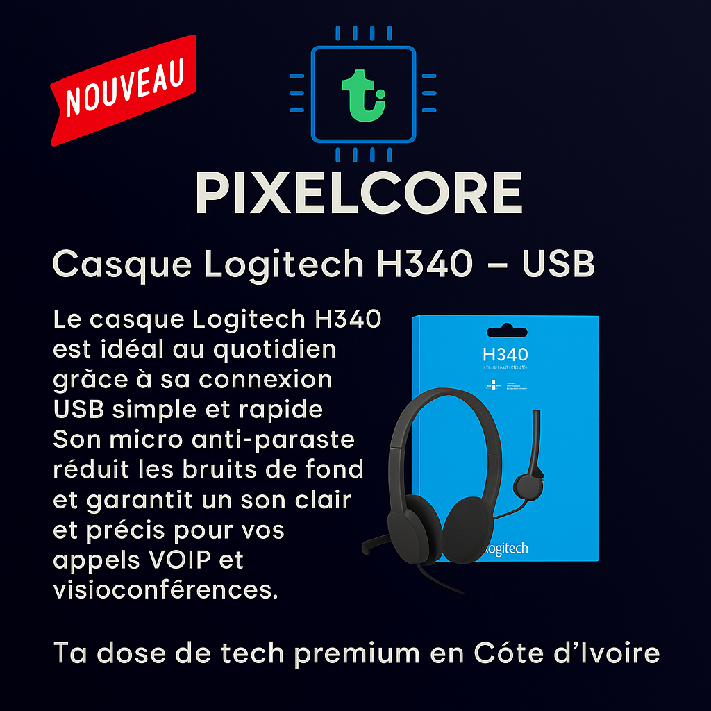 Casque USB Logitech H340