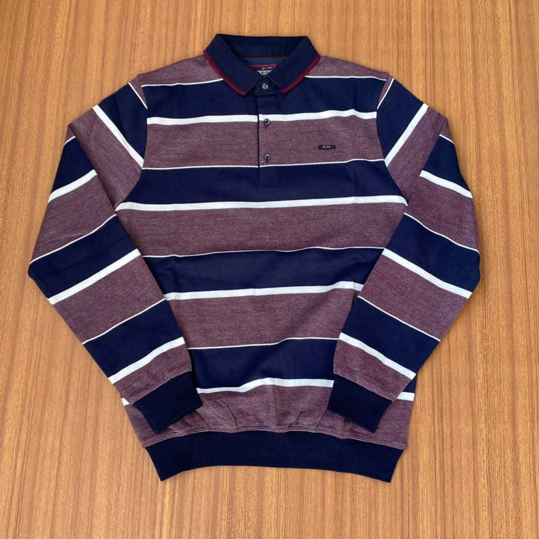 Sweater bleu rouge