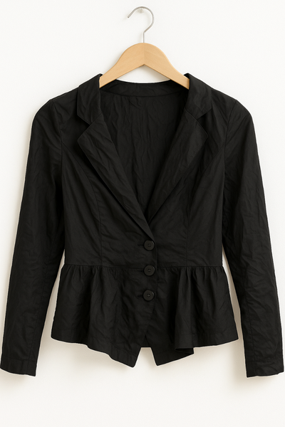 Blazer noir élégant femme