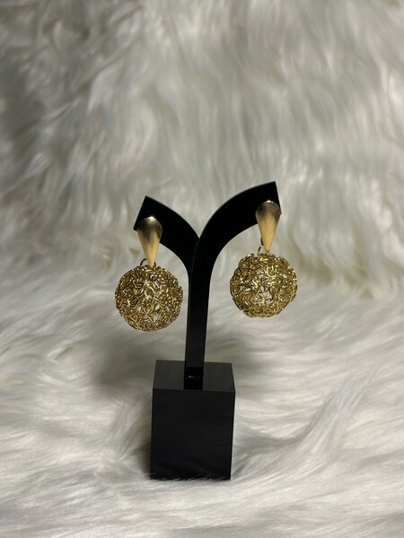 Boucles d'oreilles dorées