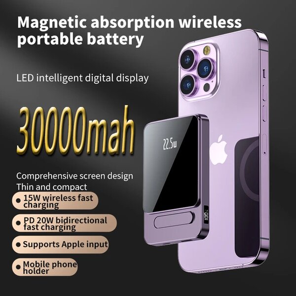 Power bank magnétique Sans fil 