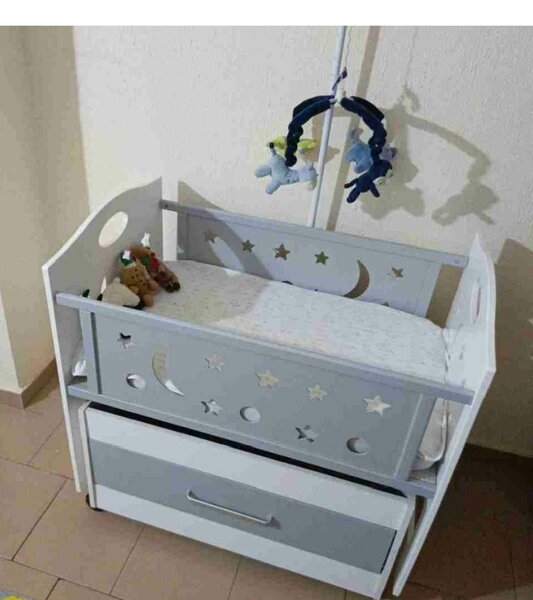 Lit bébé évolutif ciel étoilé
